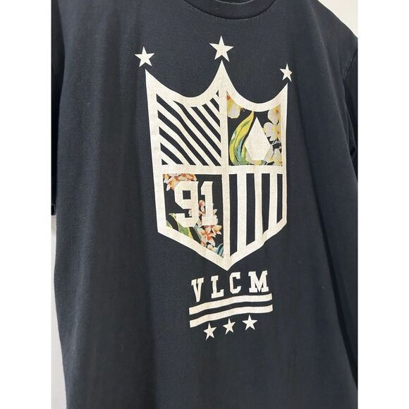 Volcom T-shirt Boys ‘91 Youth Boy's Skate T-Shirt Black Size Xl Short Sleeve - Picture 8 of 8